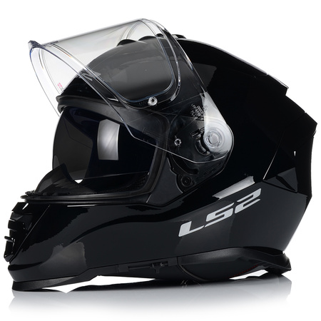 KASK MOTOCYKLOWY LS2 FF800 STORM II SOLID + PINLOCK + BLENDA ECER 22.06