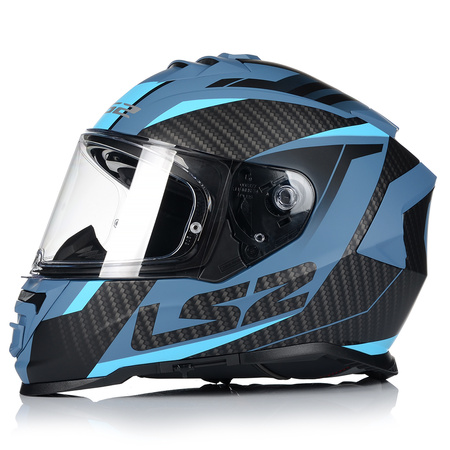 KASK MOTOCYKLOWY LS2 FF800 STORM II RACER + PINLOCK + BLENDA ECER 22.06
