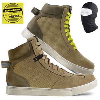 BUTY MOTOCYKLOWE | SHIMA SX-2 EVO BROWN | KRÓTKIE MĘSKIE TRAMPKI + GRATISY