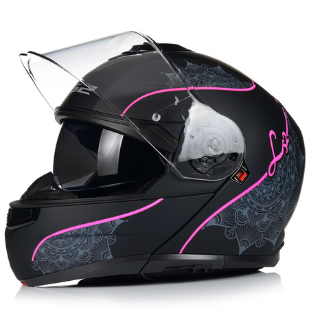 KASK MOTOCYKLOWY | LS2 FF908 STROBE II | SZCZĘKOWY SYSTEM PINLOCK + BLENDA