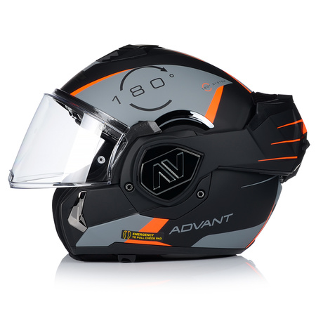 KASK MOTOCYKLOWY | LS2 FF906 ADVANT CODEX | SZCZĘKOWY + PINLOCK + PLECAK