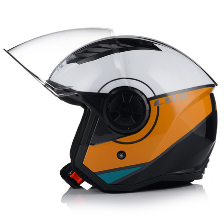 OTWARTY KASK MOTOCYKLOWY LS2 OF616 AIRFLOW II COVER LEKKI NA SKUTER CHOPPER