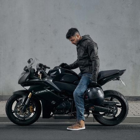 SPODNIE MOTOCYKLOWE | REBELHORN URBAN III CLASSIC | JEANSY MĘSKIE + GRATISY