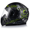 KASK MOTOCYKLOWY LS2 FF353 RAPID II PIRATES MAT + INTERKOM 1ST BLUETOOTH