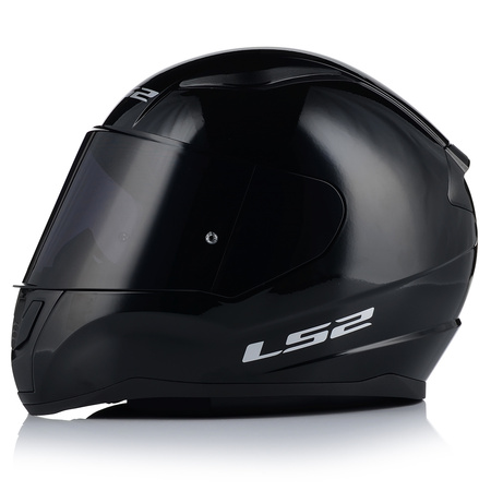 KASK MOTOCYKLOWY LS2 FF353 RAPID II CZARNY POŁYSK ECE 22.06 + CIEMNA SZYBA