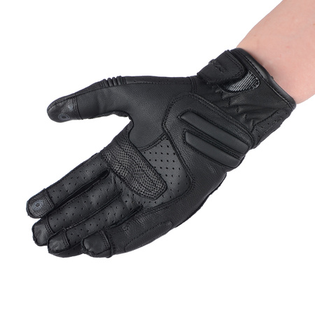 RĘKAWICE MOTOCYKLOWE | OZONE TOWN II | KRÓTKIE MIEJSKIE SKÓRZANE + GRATIS