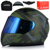KASK MOTOCYKLOWY LS2 FF353 RAPID II THUNDER BIRDS 22.06 + NIEBIESKA SZYBA