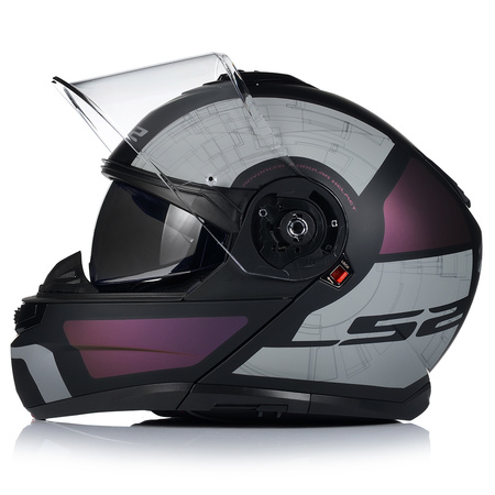 KASK MOTOCYKLOWY | LS2 FF908 STROBE II | SZCZĘKOWY SYSTEM PINLOCK + BLENDA