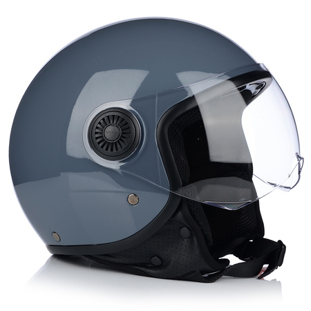 KASK MOTOCYKLOWY OTWARTY | VITO LORETO | NARDO GREY SKUTER CHOPPER ECE 22.06