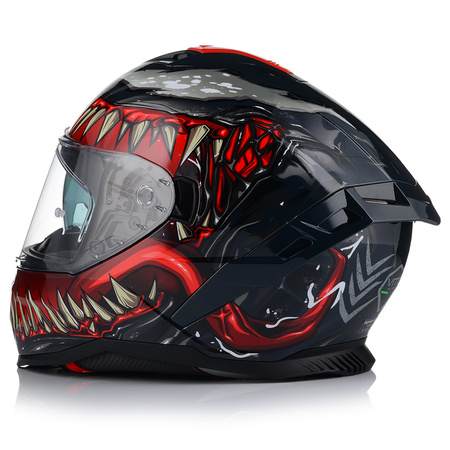 KASK MOTOCYKLOWY | VITO PRESTO MONSTER | INTEGRALNY + PINLOCK + BLENDA