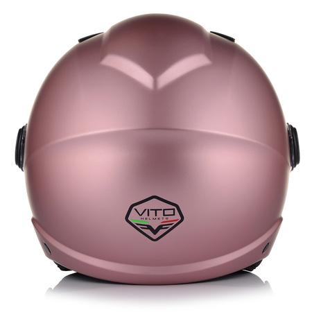 KASK MOTOCYKLOWY OTWARTY | VITO SARENTA DAMSKI | SKUTER CHOPPER + BLENDA