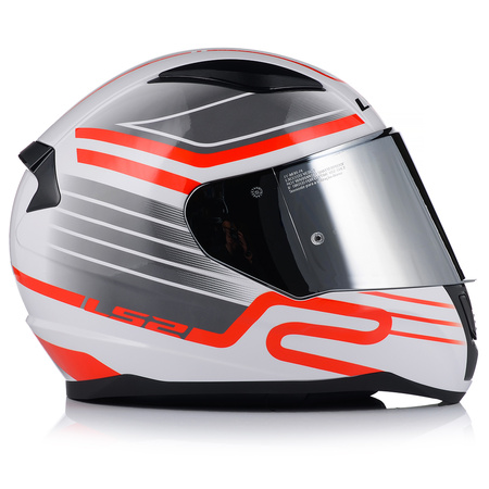 KASK MOTOCYKLOWY LS2 FF353 RAPID II CIRCUIT ECE 22.06 + LUSTRZANA SZYBA