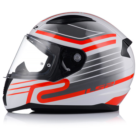 KASK MOTOCYKLOWY LS2 FF353 RAPID II CIRCUIT ECE 22.06 + ZŁOTA SZYBA