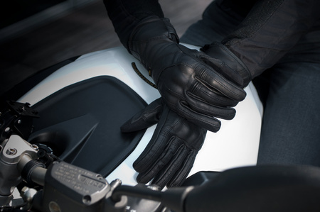 RĘKAWICE MOTOCYKLOWE | SHIMA UNICA BLACK | DAMSKIE DŁUGIE + GRATIS