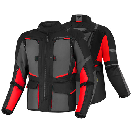 KURTKA MOTOCYKLOWA | SHIMA HERO 2.0 RED | MĘSKA TURYSTYCZNA DŁUGA + GRATIS