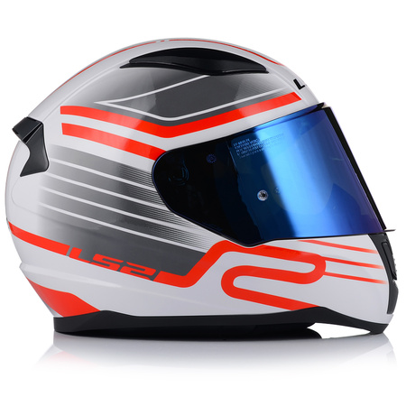 KASK MOTOCYKLOWY LS2 FF353 RAPID II CIRCUIT ECE 22.06 + NIEBIESKA SZYBA