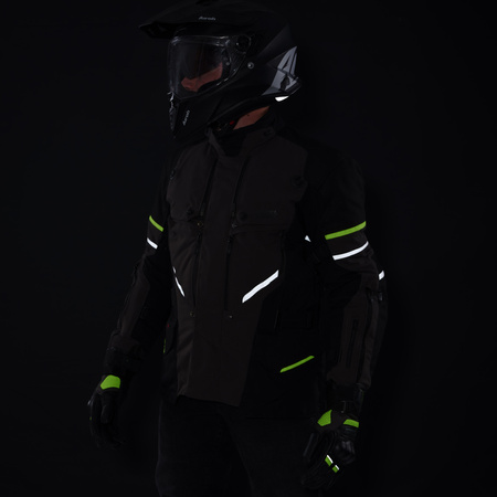 KURTKA MOTOCYKLOWA | REBELHORN RANGE | MĘSKA MEMBRANA OCIEPLINA + GRATISY