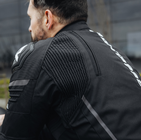 KURTKA MOTOCYKLOWA | REBELHORN VANDAL TJ | TEKSTYLNA DŁUGA MĘSKA + GRATISY