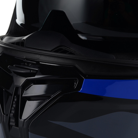 KASK MOTOCYKLOWY | VITO PRESTO BLUE | INTEGRALNY SYSTEM PINLOCK + BLENDA