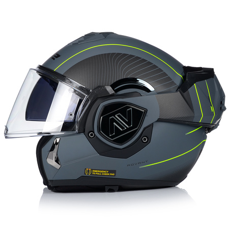 KASK MOTOCYKLOWY | LS2 FF906 ADVANT COOPER | SZCZĘKOWY + PINLOCK + PLECAK 
