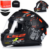 KASK MOTOCYKLOWY LS2 FF808 STREAM II MONKEY KEVLAR SYSTEM PINLOCK + BLENDA