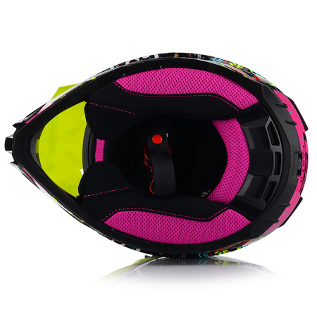 KASK MOTOCYKLOWY | LS2 MX708 FAST II + GOGLE | LEKKI ENDURO CROSS QUAD ATV