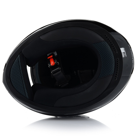 KASK MOTOCYKLOWY LS2 FF353 RAPID II CZARNY POŁYSK ECE 22.06 + LUSTRZANA SZYBA