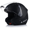 OTWARTY KASK MOTOCYKLOWY LS2 OF600 COOPTER II CZARNY MATT 22.06 + BLENDA