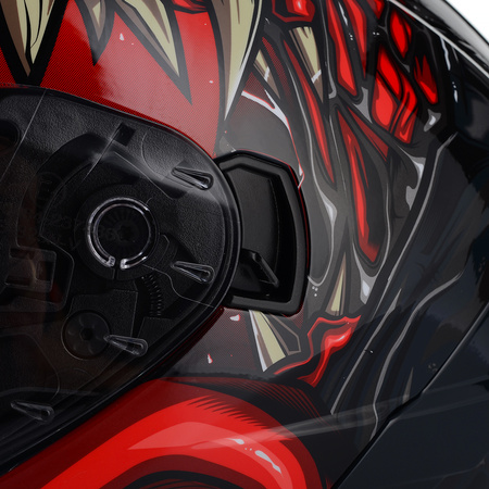 KASK MOTOCYKLOWY | VITO PRESTO MONSTER | INTEGRALNY + TĘCZOWA SZYBA + BLENDA
