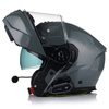 KASK MOTOCYKLOWY VITO FURIO CZARNY MAT SZCZĘKOWY + INTERKOM VITO BLUETOOTH