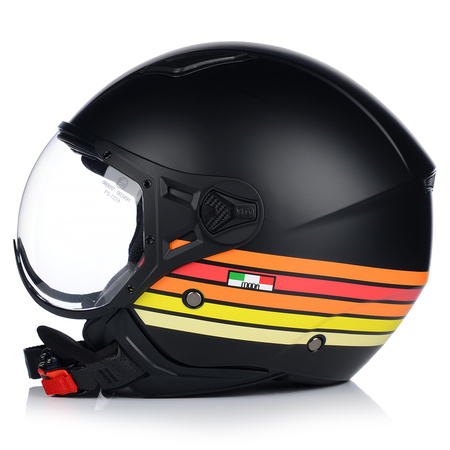 KASK MOTOCYKLOWY OTWARTY | VITO MODA RETRO MAT | SKUTER CHOPPER ECE 22.06