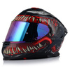 KASK MOTOCYKLOWY | VITO PRESTO MONSTER | INTEGRALNY + TĘCZOWA SZYBA + BLENDA
