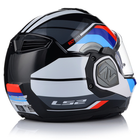 KASK LS2 FF906 ADVANT SPORT BLACK BLUE RED 06