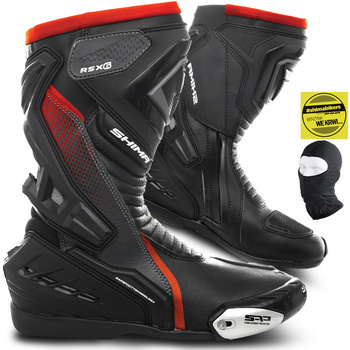 BUTY MOTOCYKLOWE | SHIMA RSX-6 FLUO | MĘSKIE SKÓRZANE SPORTOWE + GRATISY
