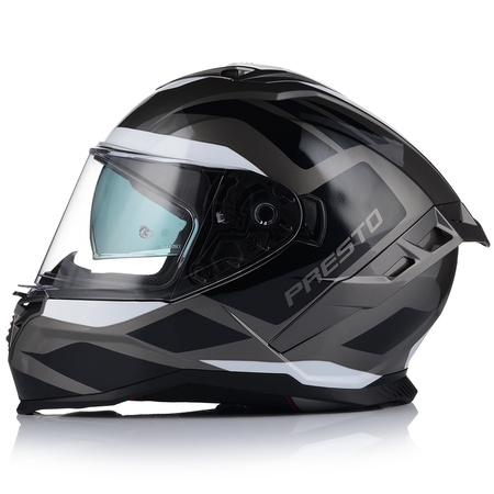 KASK MOTOCYKLOWY | VITO PRESTO | MĘSKI INTEGRALNY SYSTEM PINLOCK + BLENDA 