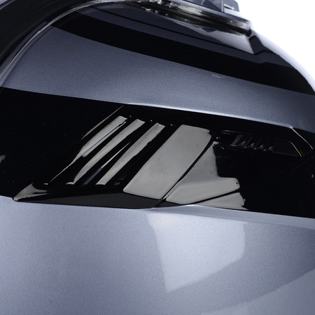 KASK MOTOCYKLOWY | VITO ISOLA GREY | OTWARTY POŁYSK SKUTER CHOPPER + BLENDA