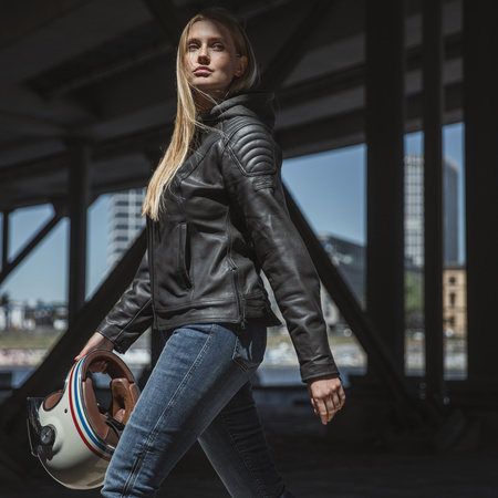 KURTKA MOTOCYKLOWA | REBELHORN IMPALA | DAMSKA SKÓRZANA CODZIENNA + GRATIS