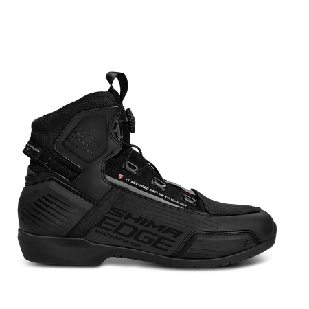  	BUTY MOTOCYKLOWE | SHIMA EDGE WP | KRÓTKIE MĘSKIE WODOODPORNE + GRATISY