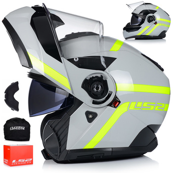 KASK MOTOCYKLOWY | LS2 FF908 STROBE II | SZCZĘKOWY SYSTEM PINLOCK + BLENDA