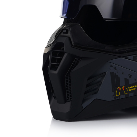 KASK MOTOCYKLOWY LS2 MX702 PIONEER ENDURO CROSS QUAD ATV + SZYBA + BLENDA