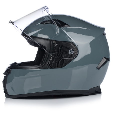 KASK MOTOCYKLOWY | VITO DUOMO NARDO GREY | INTEGRALNY SZARY POŁYSK