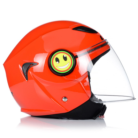 KASK MOTOCYKLOWY OTWARTY DLA DZIECI LS2 OF602 FUNNY NA SKUTER MOTOR ECE22-05