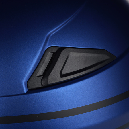 KASK MOTOCYKLOWY OTWARTY | VITO MODA RETRO BLUE | SKUTER CHOPPER ECE 22.06