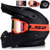 KASK MOTOCYKLOWY | VITO TIVOLI | OFF-ROAD ENDURO CROSS QUAD ATV + GOGLE LS2