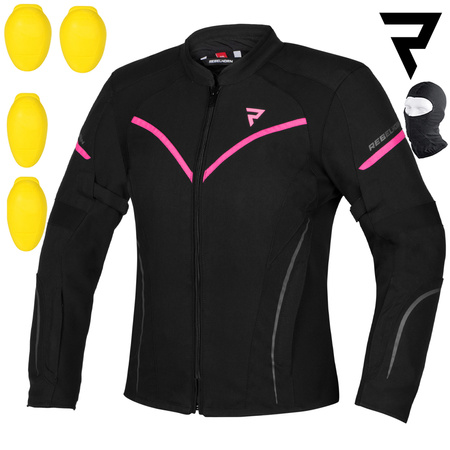KURTKA MOTOCYKLOWA | REBELHORN LUNA LADY | TEKSTYLNA DAMSKA MIEJSKA + GRATISY