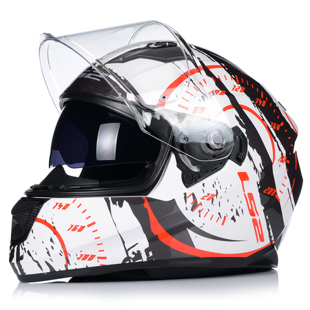 KASK MOTOCYKLOWY INTEGRALNY LS2 FF320 EVO TACHO + BLENDA