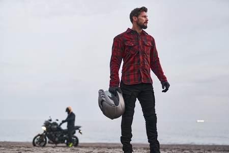 KOSZULA MOTOCYKLOWA | SHIMA RENEGADE 2 | MĘSKA KURTKA OCHRANIACZE + GRATIS