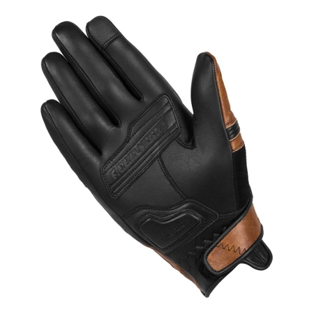 RĘKAWICE MOTOCYKLOWE | REBELHORN THUG II | MĘSKIE KRÓTKIE SKÓRZANE + GRATISY