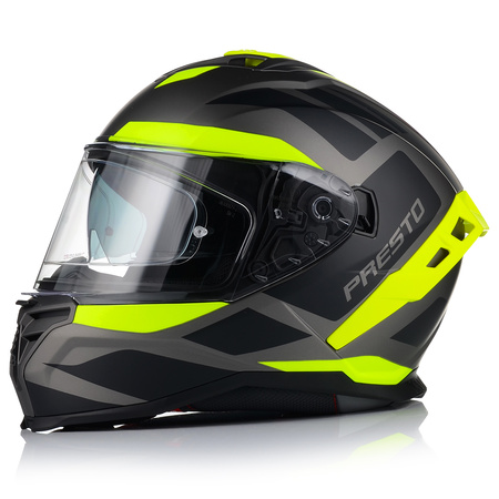 KASK MOTOCYKLOWY | VITO PRESTO FLUO | INTEGRALNY + PINLOCK + BLENDA