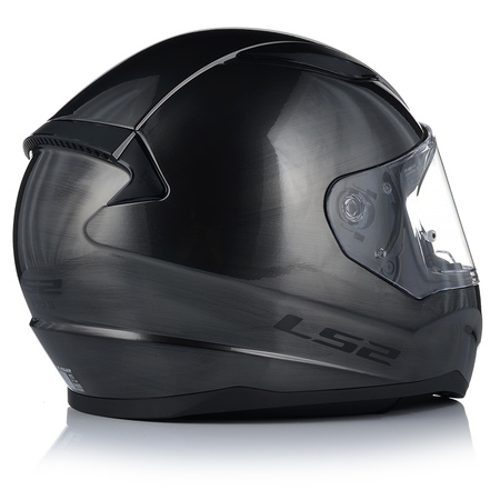 KASK MOTOCYKLOWY LS2 FF353 RAPID II JEANS TITANIUM + NIEBIESKA SZYBA 3XL